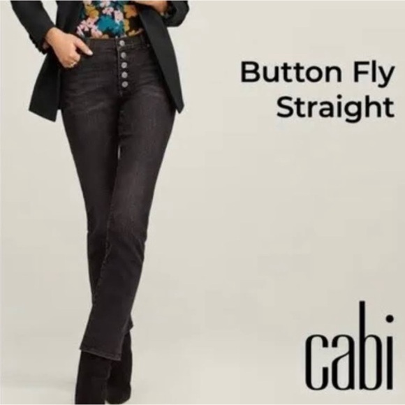 CAbi Button Fly Straight Jeans - Picture 1 of 7